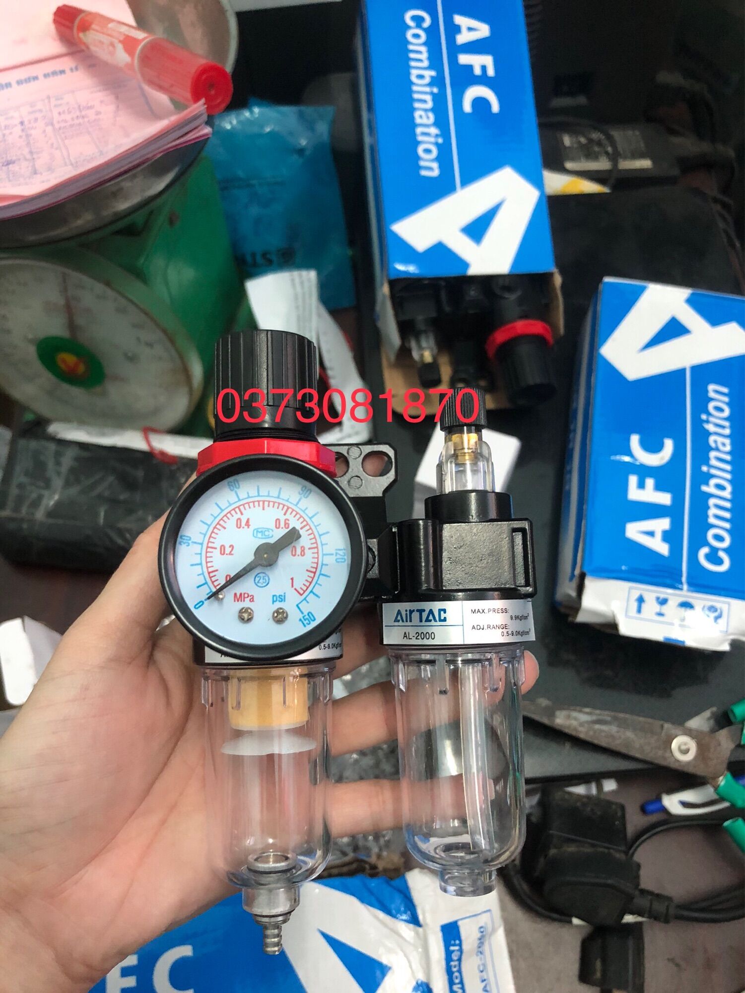 [HCM]BỘ LỌC ĐÔI AIRTAC - Khí Nén ( AFC BFC)