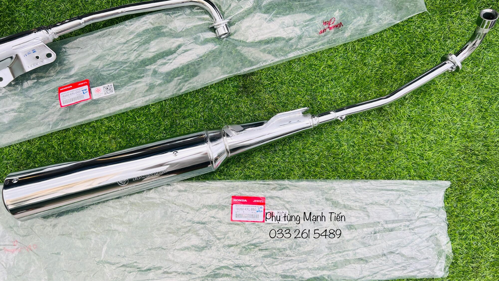 Pô wave Thái 2543 đuôi đen zin chính hãng Honda
