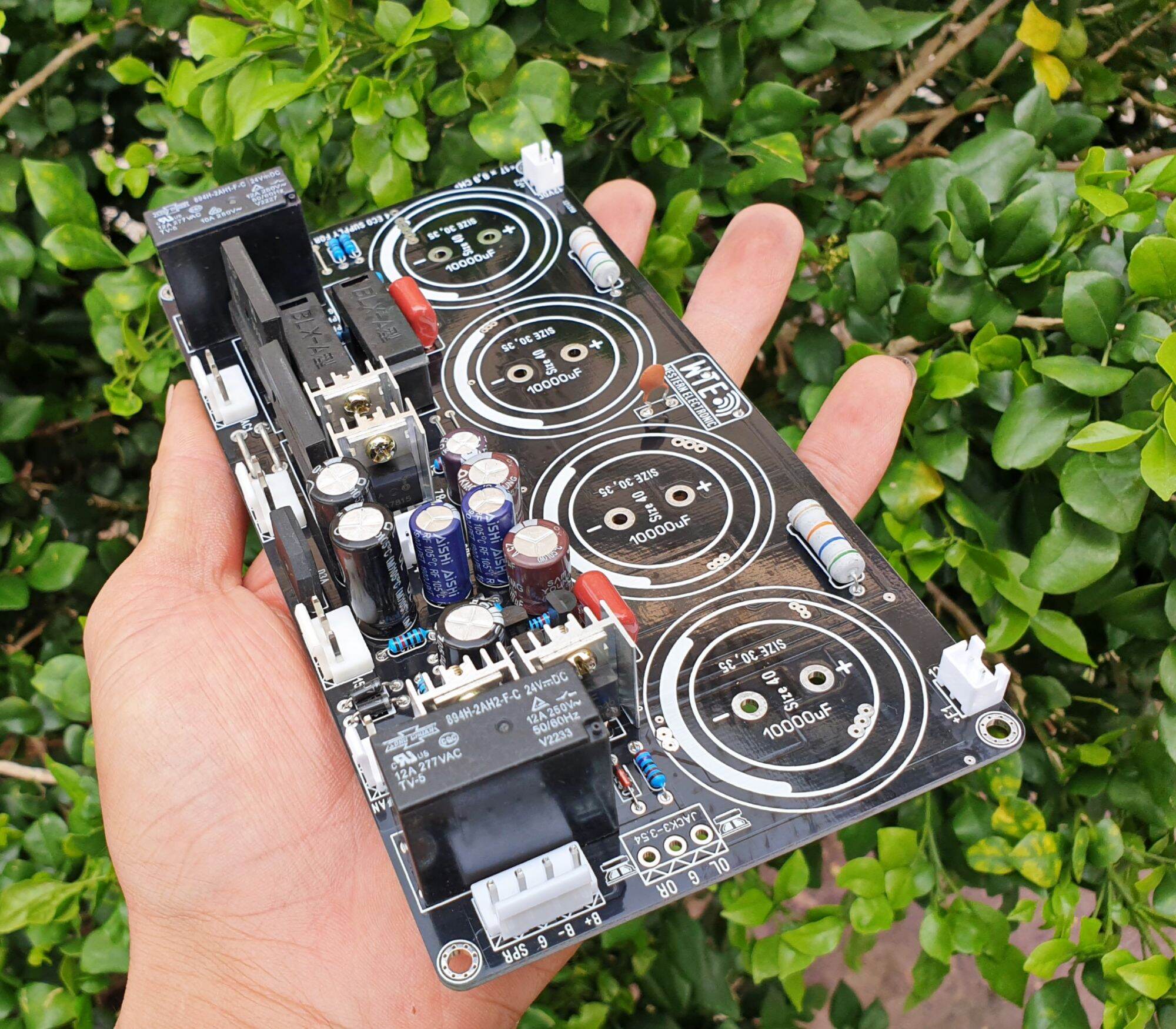 Mạch nguồn 4 tụ dùng cho âmli cục đẩy công suất nhỏ classAB