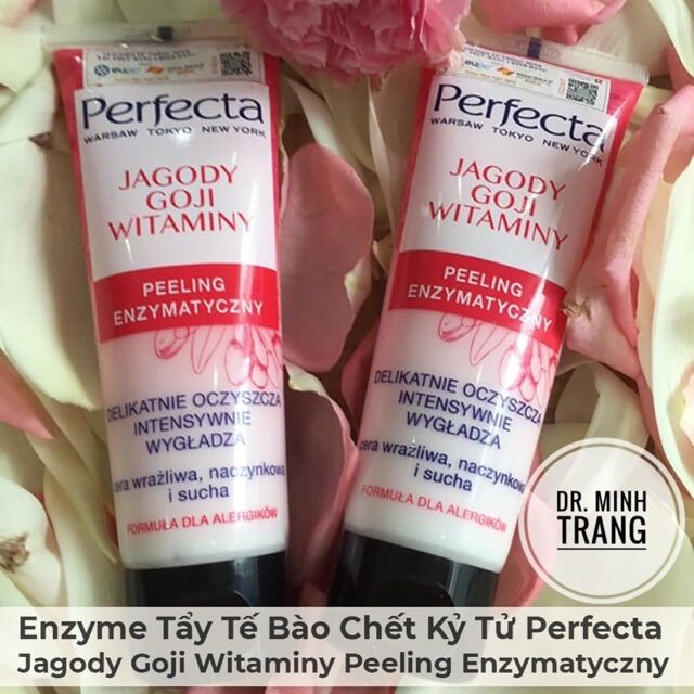 ✅ Enzym Tẩy Tế Bào Chết Kỷ Tử Perfecta Jagody Goji Witaminy Peeling Enzymatyczny