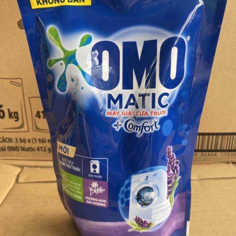 [Hàng quà tặng] Nước giặt OMO Matic - túi 412g (400ml)