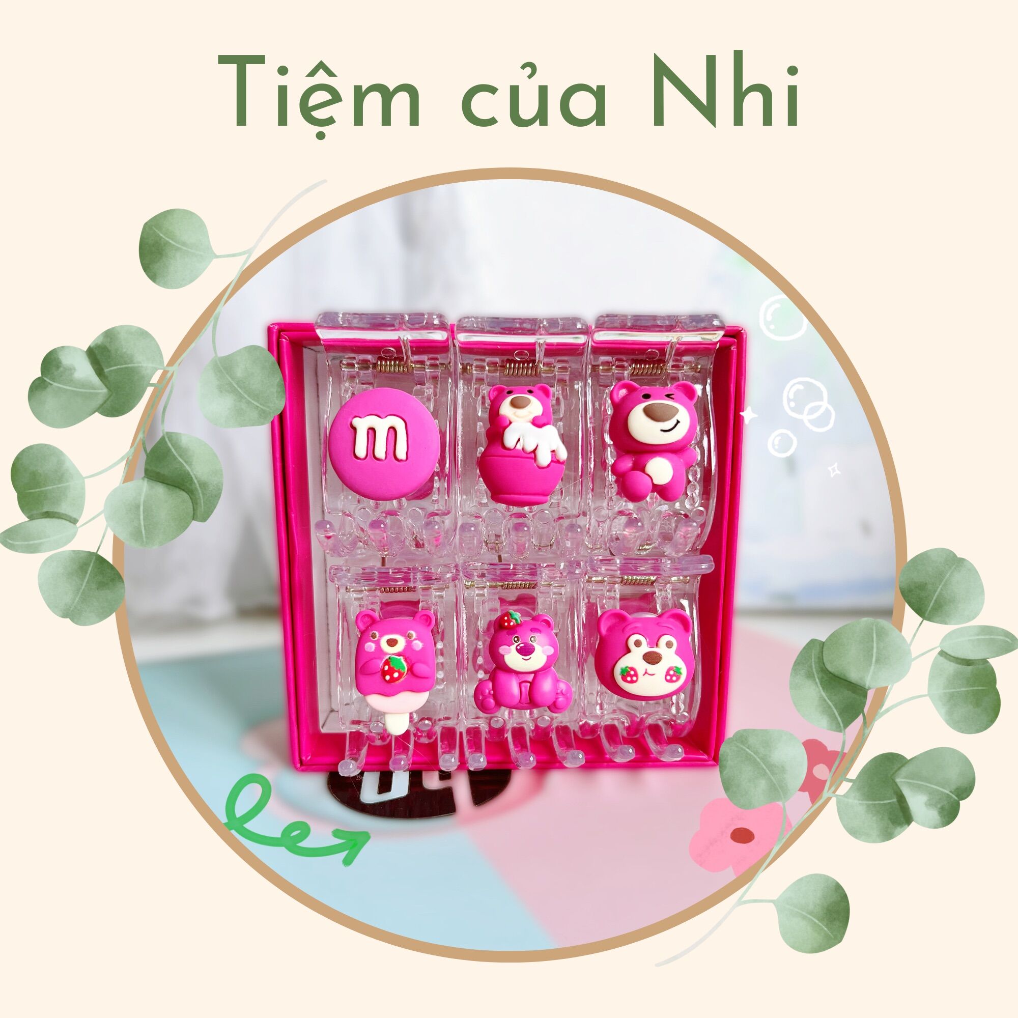 Kẹp càng cua 5 răng gấu dâu lotso
