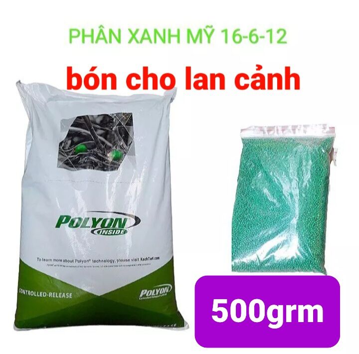 Phân ponlyon 16_16_12 tan chậm bón cho lan