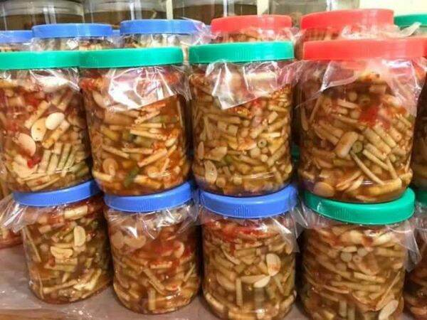 Măng trúc ngâm tỏi ớt