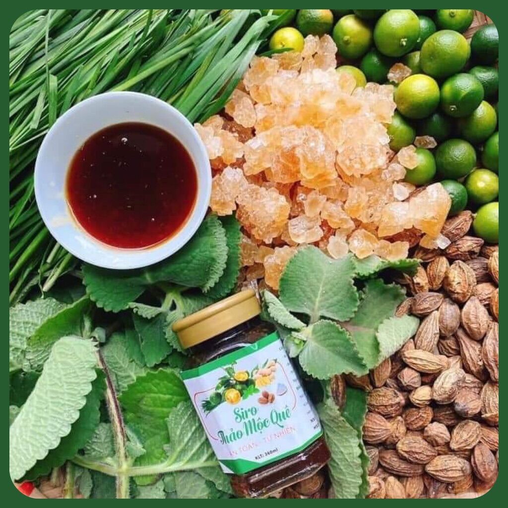 Siro Ho Quất Húng Chanh- Đường Phèn