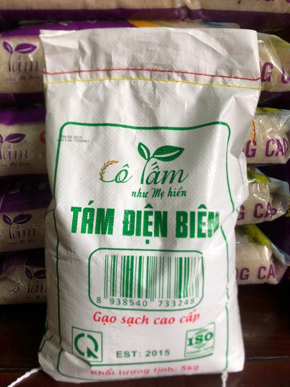 Gạo tám Điện Biên cô tấm túi 5kg
