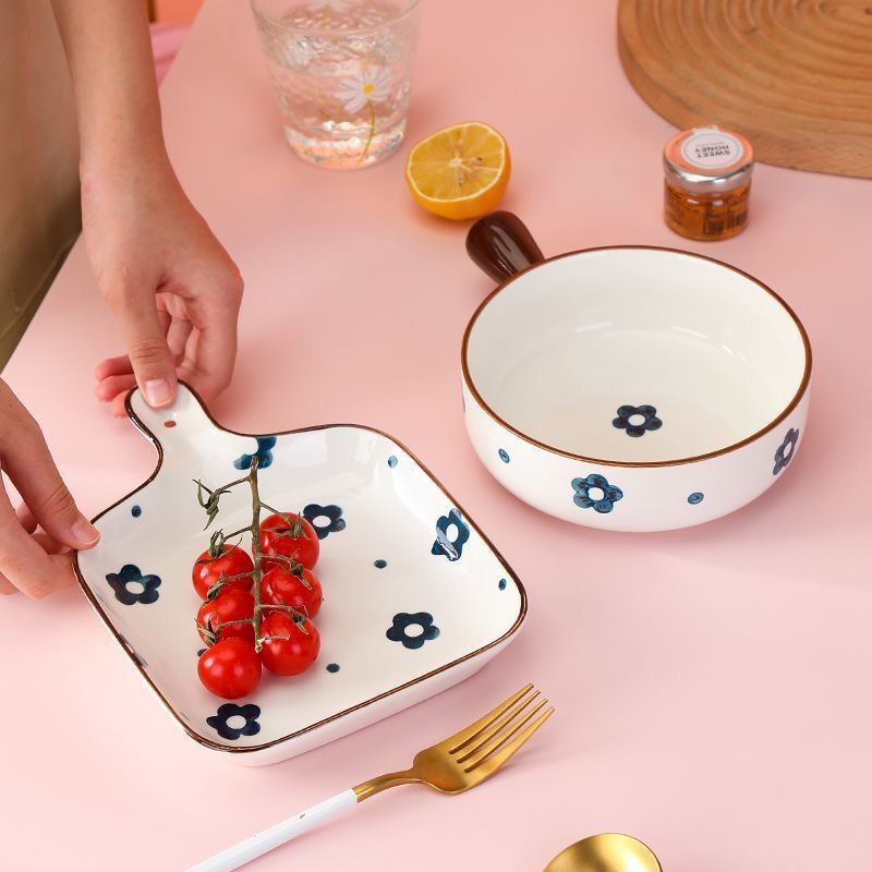 Set thố+ đĩa tráng men cao cấp