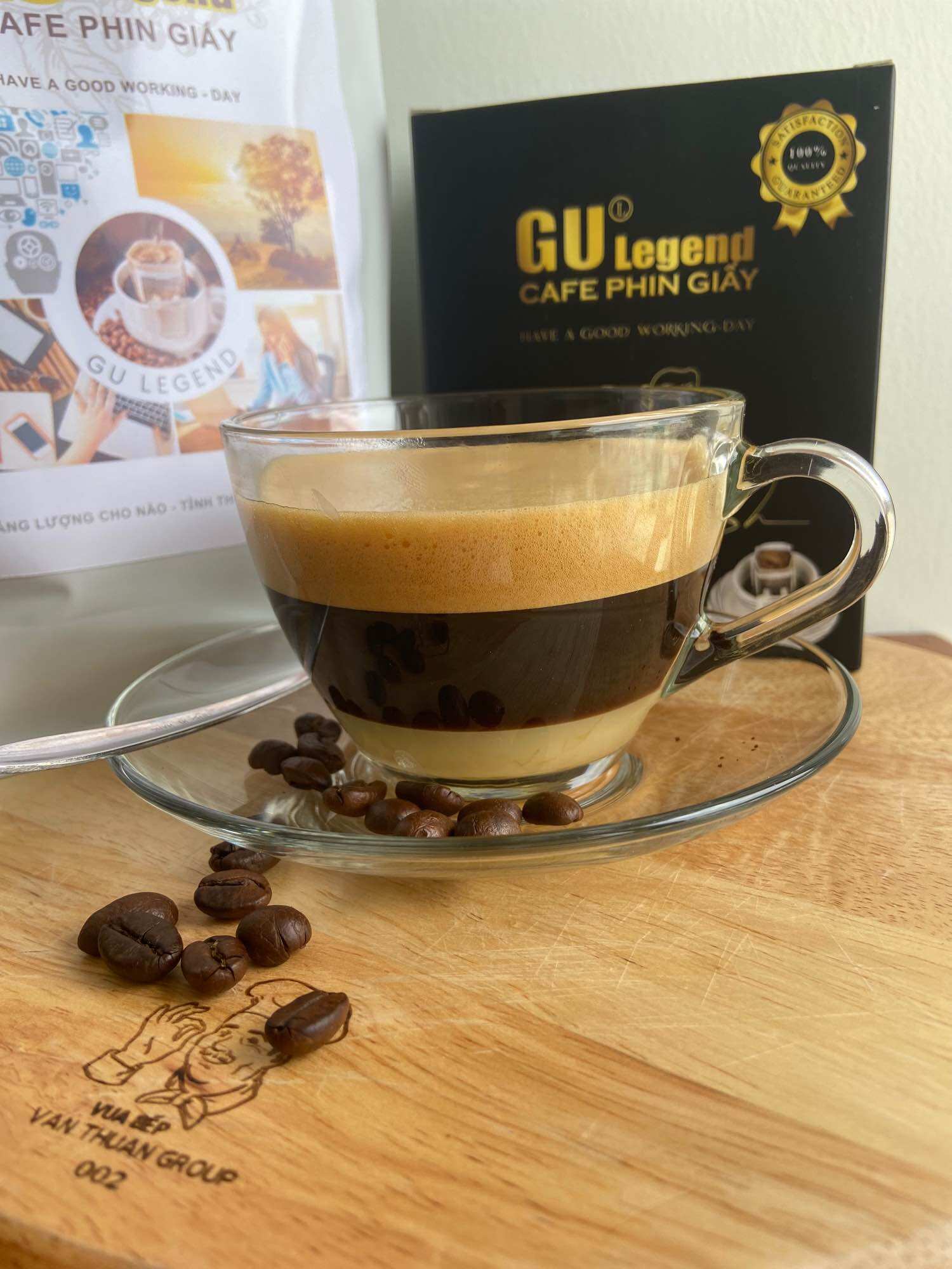 Cafe Phin Giấy GU Legend