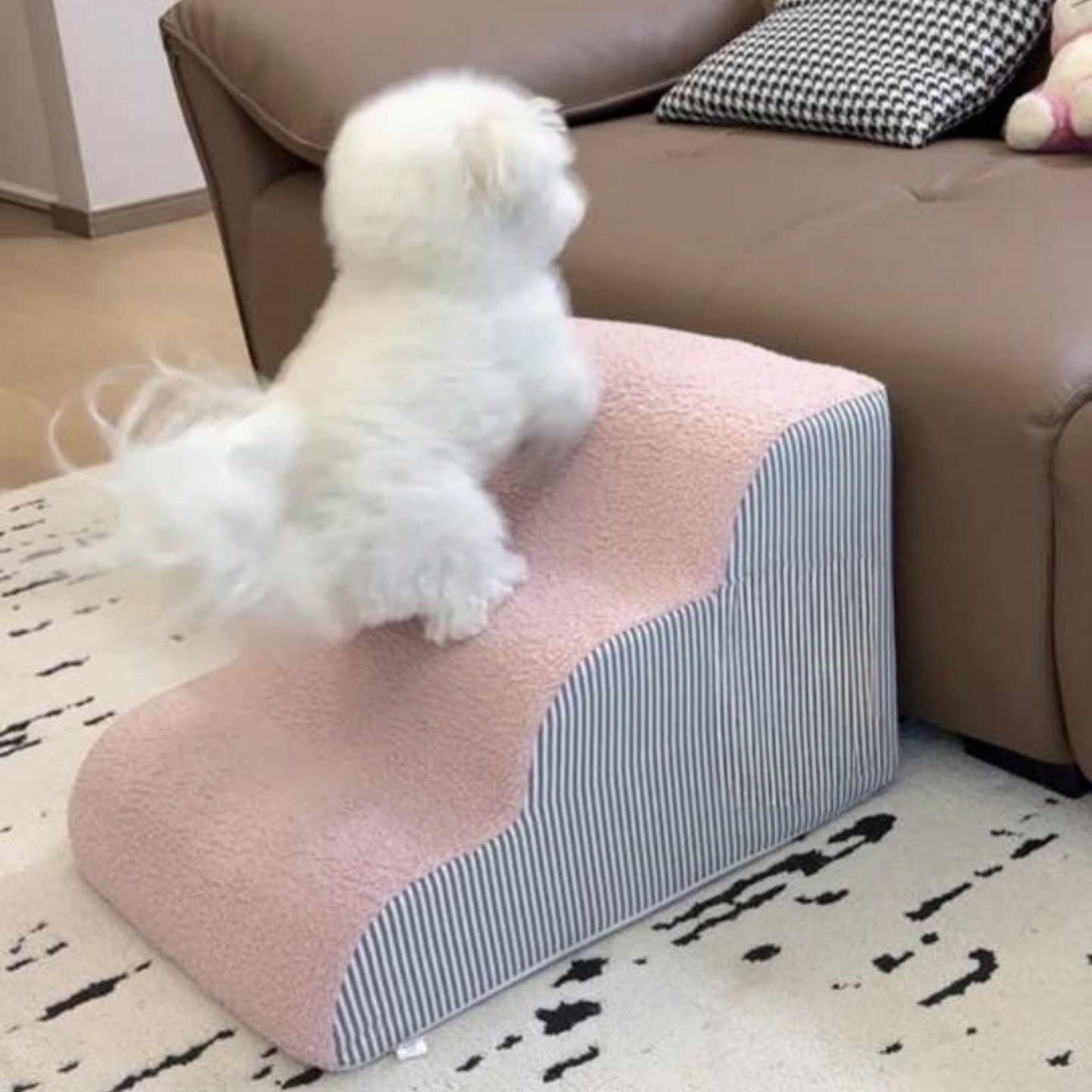 Pet Stairs Dog Ladder Small Dogs Elderly Dogs Bed Steps Cat Sofa Detachable Washable Pet Stairs for Cats And Dogs Home Use Giá 140,000 Đồng*Miễn phí vận chuyển