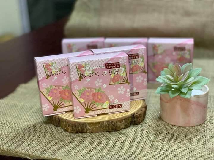 Set 250 tờ giấy thấm dầu nhật bản