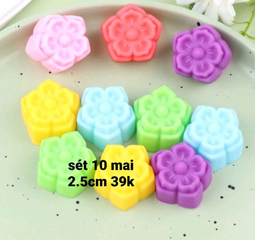 Sét 10 khuôn mai 2.5 cm nhí