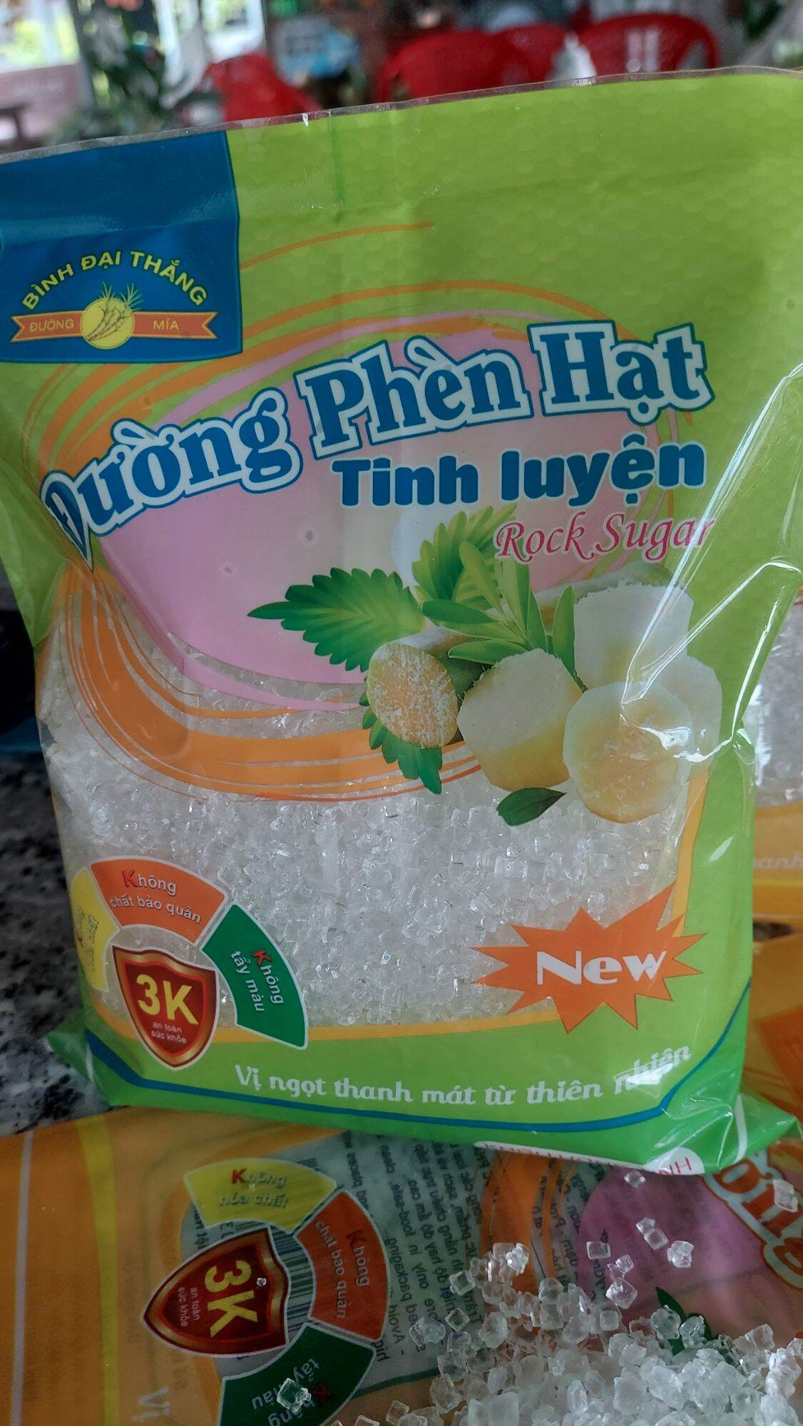 [Nhập RS0822 giảm 30k cho đơn 99k]Đường phèn hạt tinh luyện.