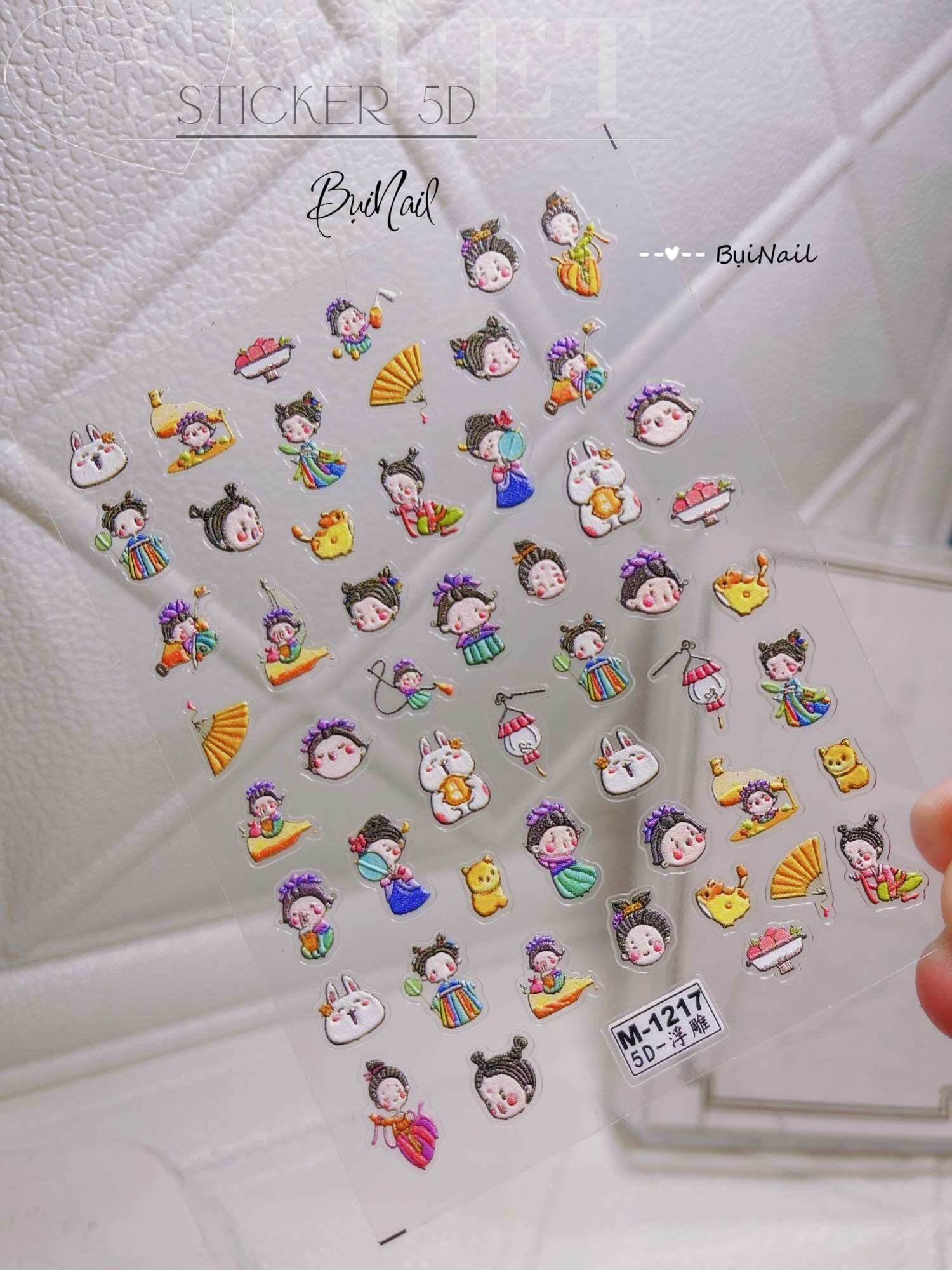 STICKER NỔI 5D MẪU MỚI