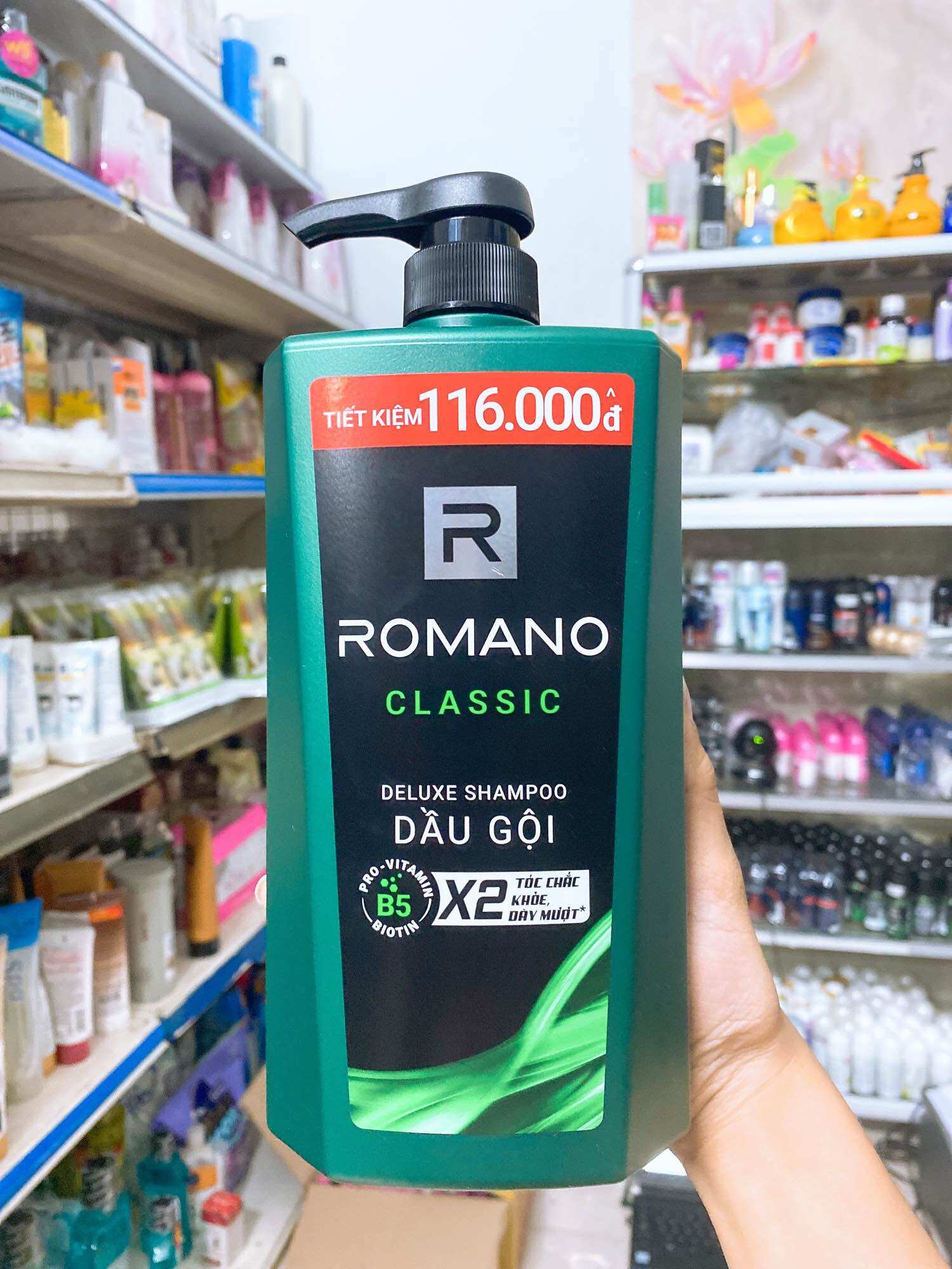 Dầu Gội Hương Nước Hoa ROMANO CLASSIC 900g