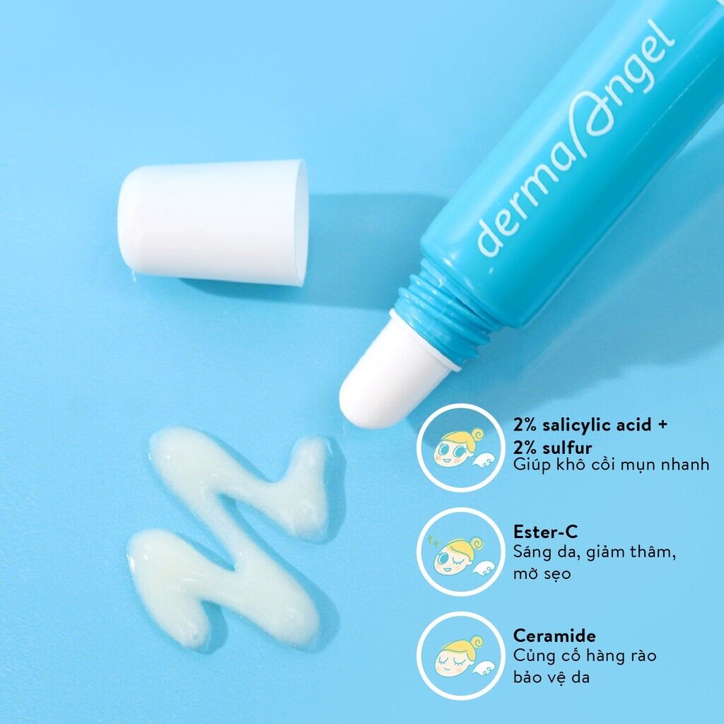 Gel chấm mụn chuyên sâu (10g) DERMA ANGEL