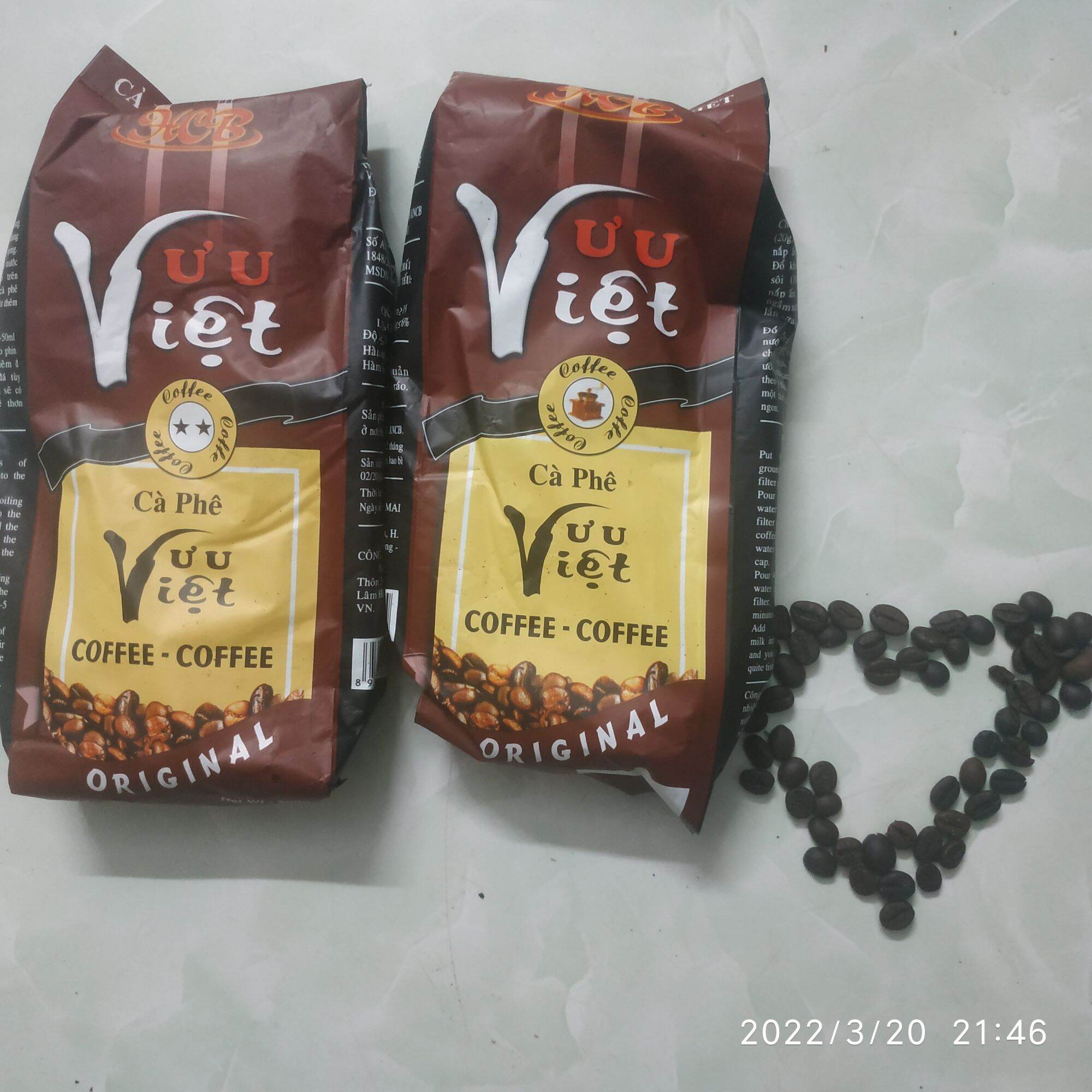 combo 2 gói cafê  ưu Việt ( 1kg)