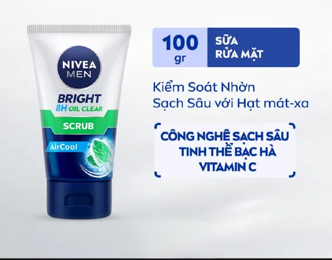 SỮA RỬA MẶT NAM _ NIVEA MEN TINH THẾ BAC
