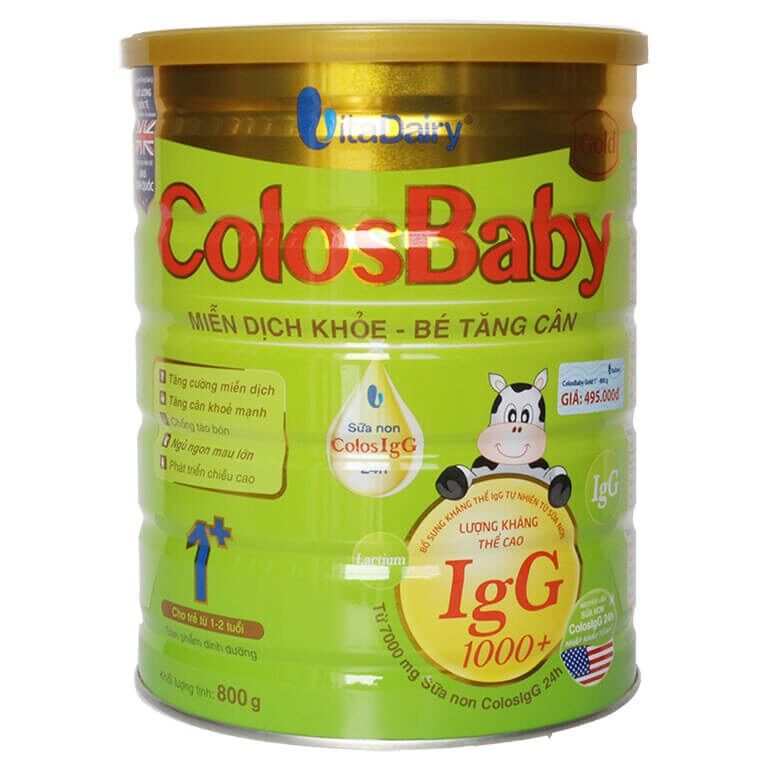 Combo 2 hộp Colosbaby Gold 1+ 800gr (date 2026 có tích xu)