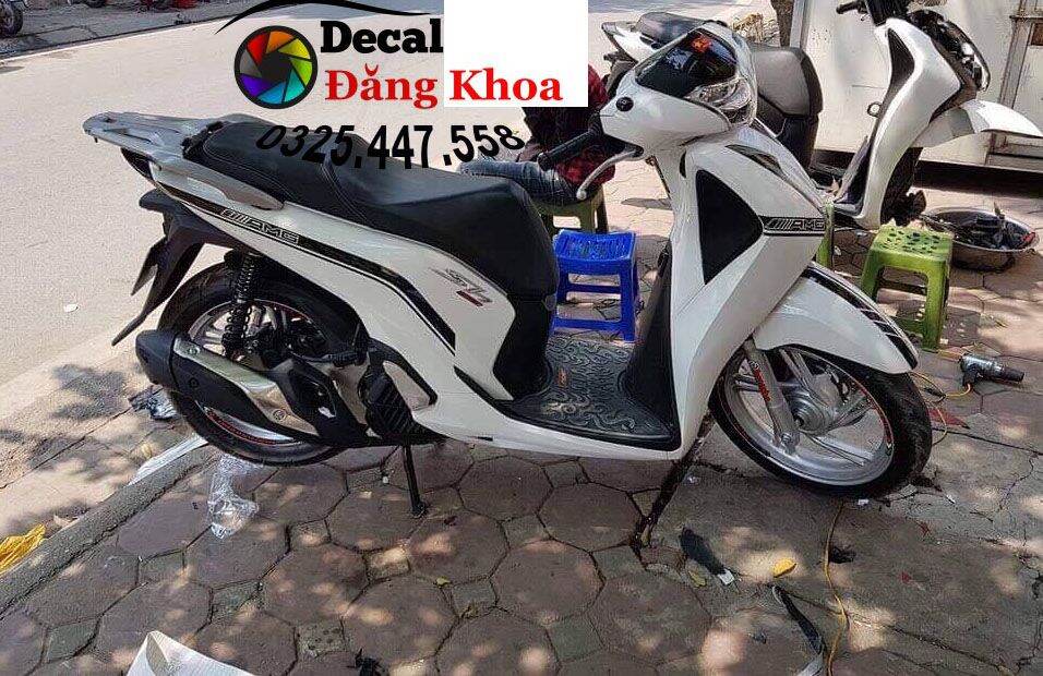 Tem chỉ sườn AMG dán cho mọi dòng xe ( sh,,lead,,vision,,)