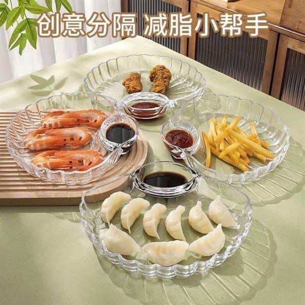 Dĩa Thuỷ Tinh Vỏ Sò