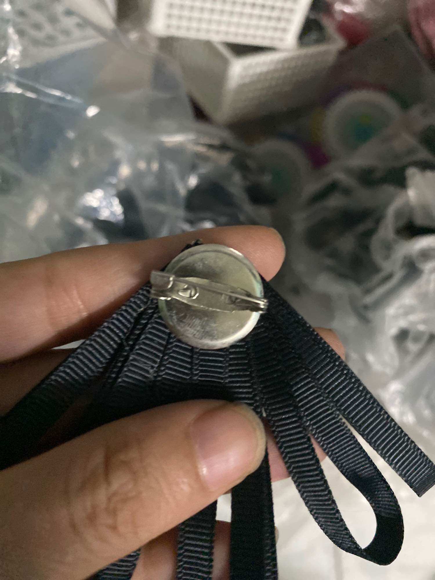 NƠ CÀI ÁO SIZE dài 17cm có ghim cài