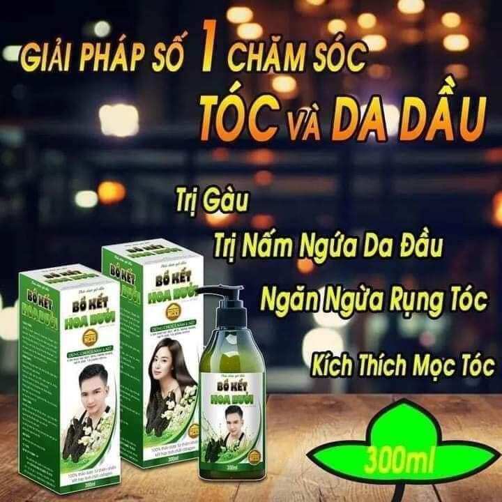 Dầu gội đầu bồ kết hoa bưởi chính hãng