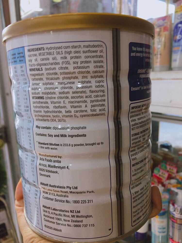 Sữa Ensure