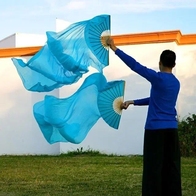 Voan Múa Lụa Phối Màu Handmade