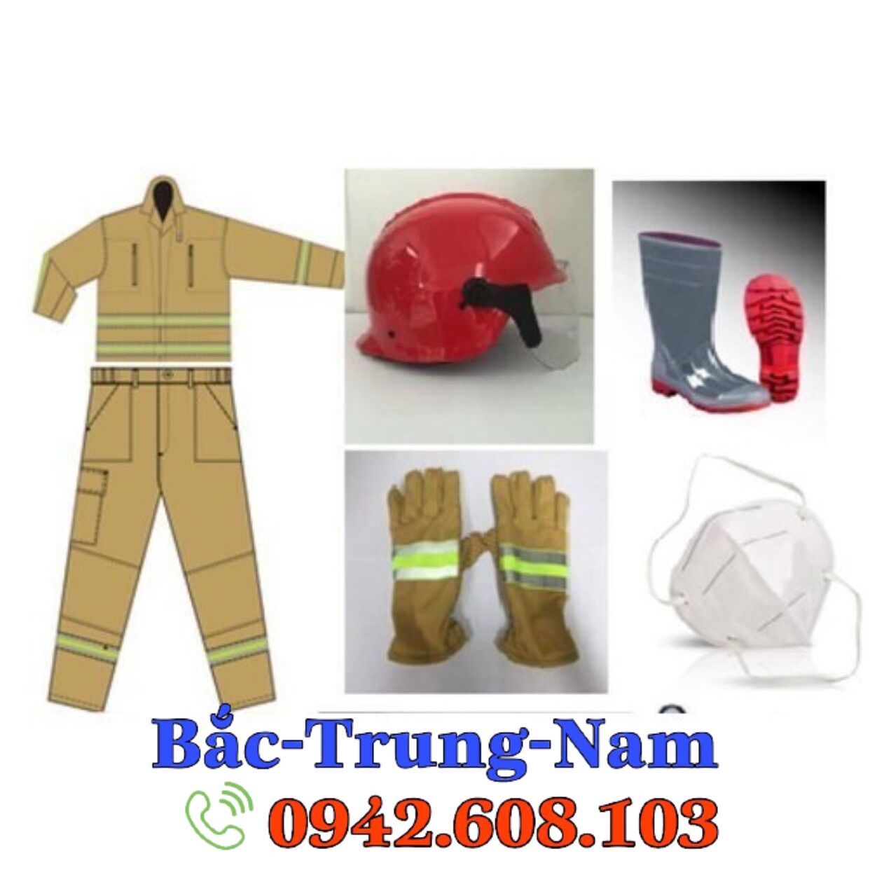 BỘ QUẦN ÁO CHỐNG CHÁY TT48 (5 MÓN)