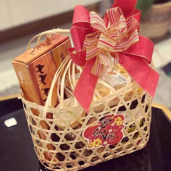 Hộp tre làn tre giỏ tre đựng quà Mini