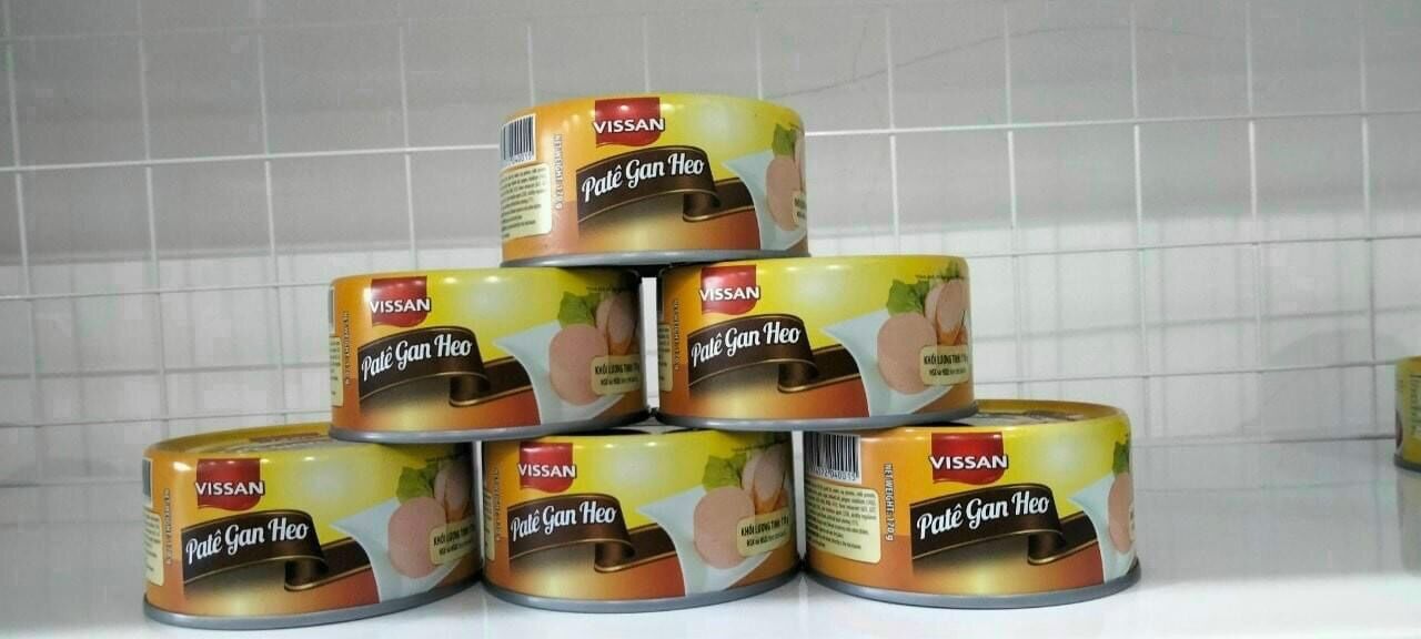 Combo 4 hộp pate gan heo Visan (4x 170g)