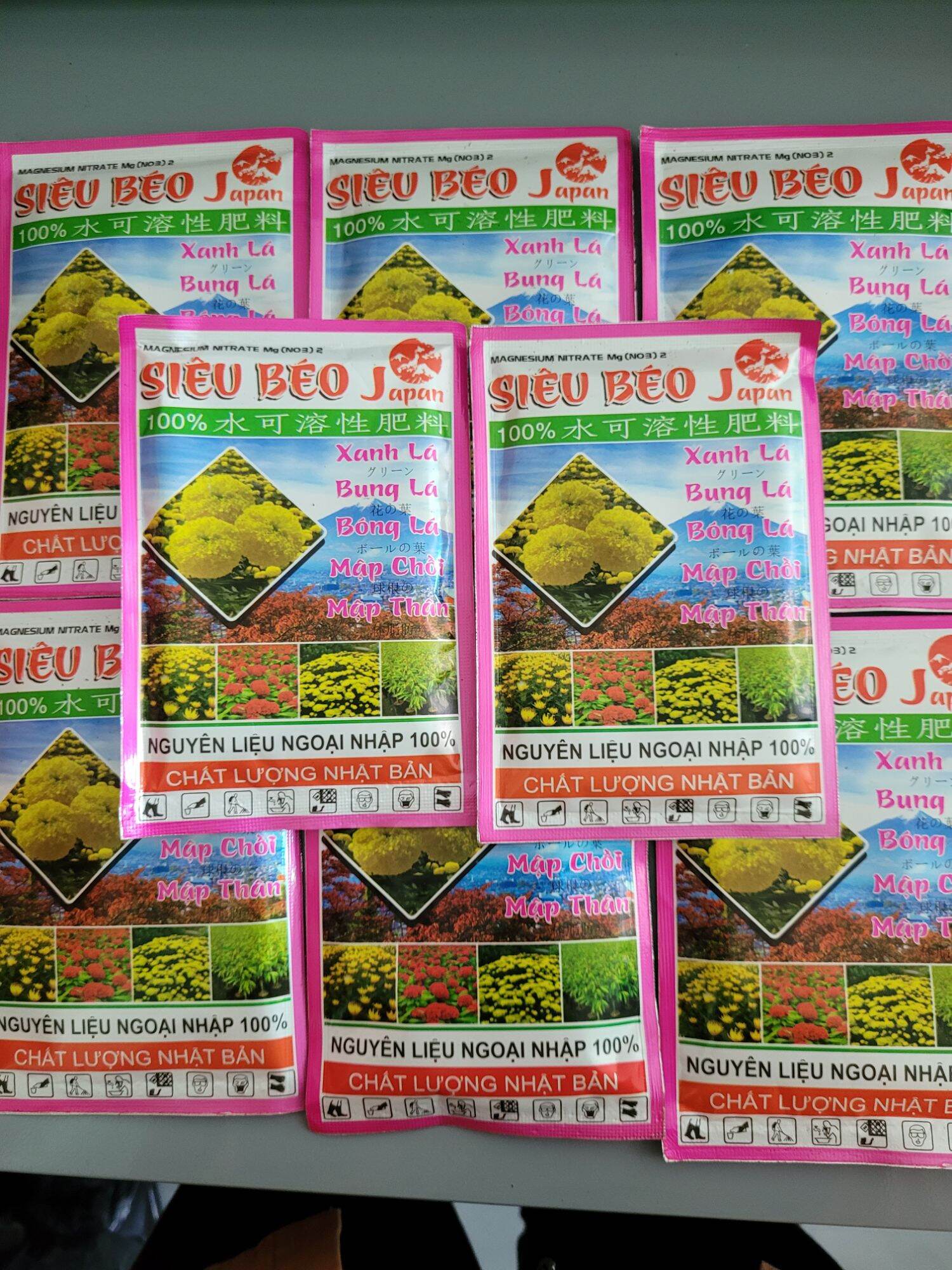 Phân bón vi lượng SIÊU BÉO Nhật gói 50gr