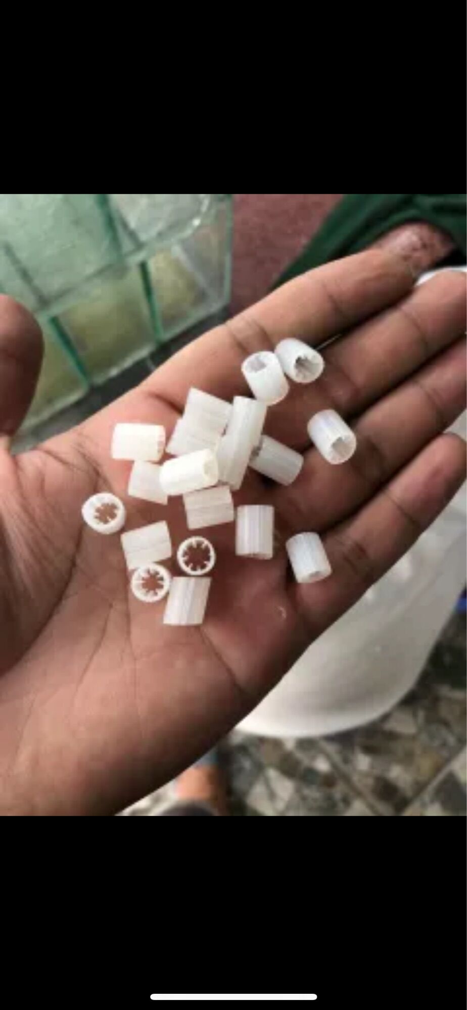 100gram Hạt kaldnes macro lọc cho bể cá cảnh