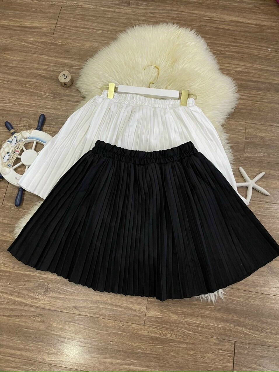Váy bigsize xếp ly