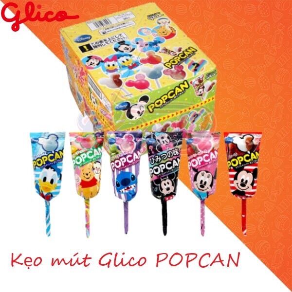 Kẹo mút Popcan Glico Nhật Bản