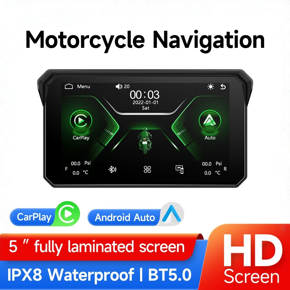 SENPAI | Smart Motorcycle Dash Cam with Dual Lenses and 2K Recording GPS Navigation Giá 1,898,000 Đồng*Miễn phí vận chuyển