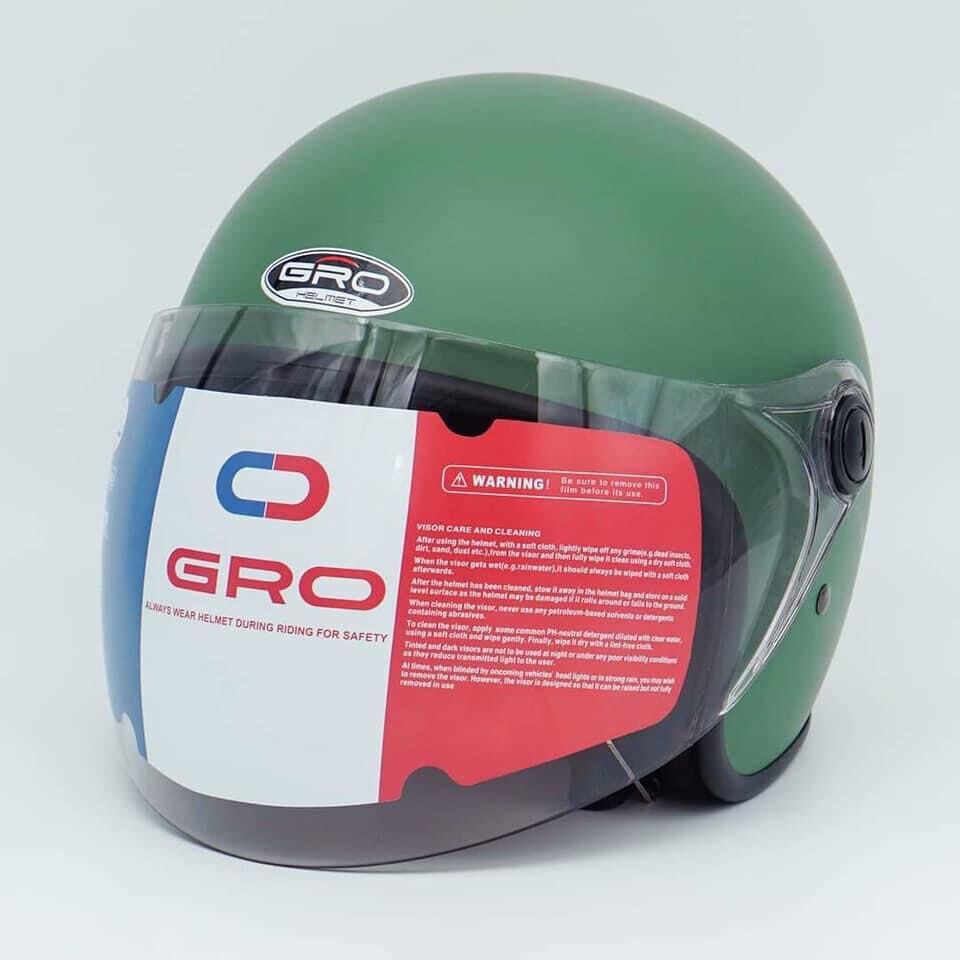 Mũ bảo hiểm GRO 3/4 đầu
