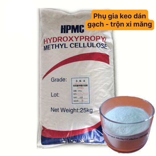 Keo phụ gia dán gạch trộn xi măng Đài Loan 1kg