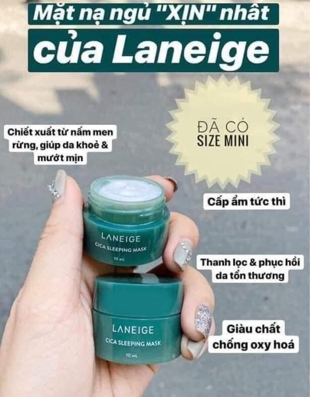 Mặt nạ ngủ Laneige cica sleeping mask mini