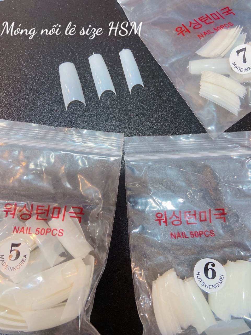 Móng nối lẻ size hsm