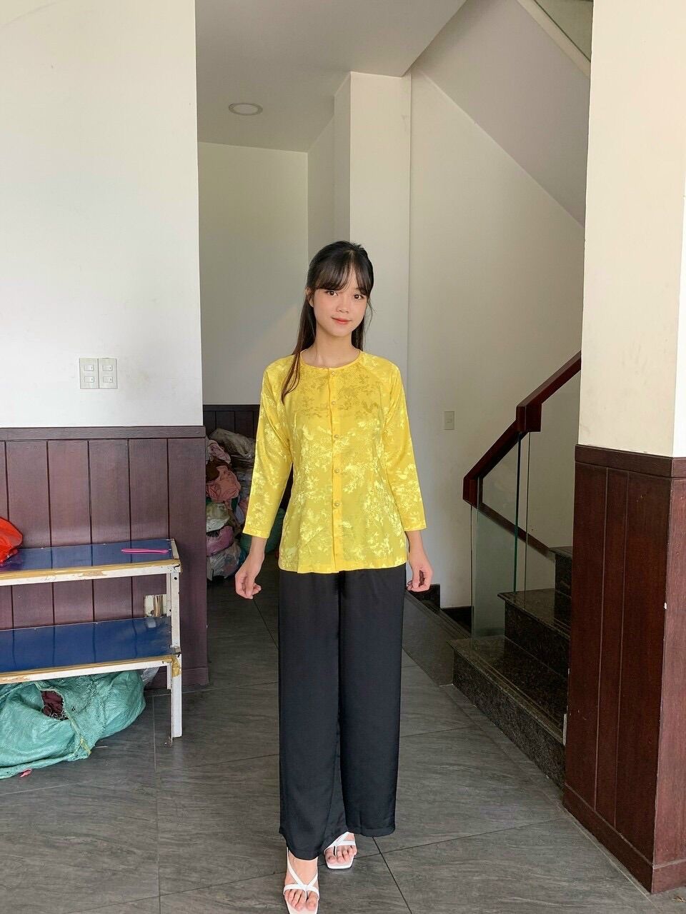 Áo bà ba gấm