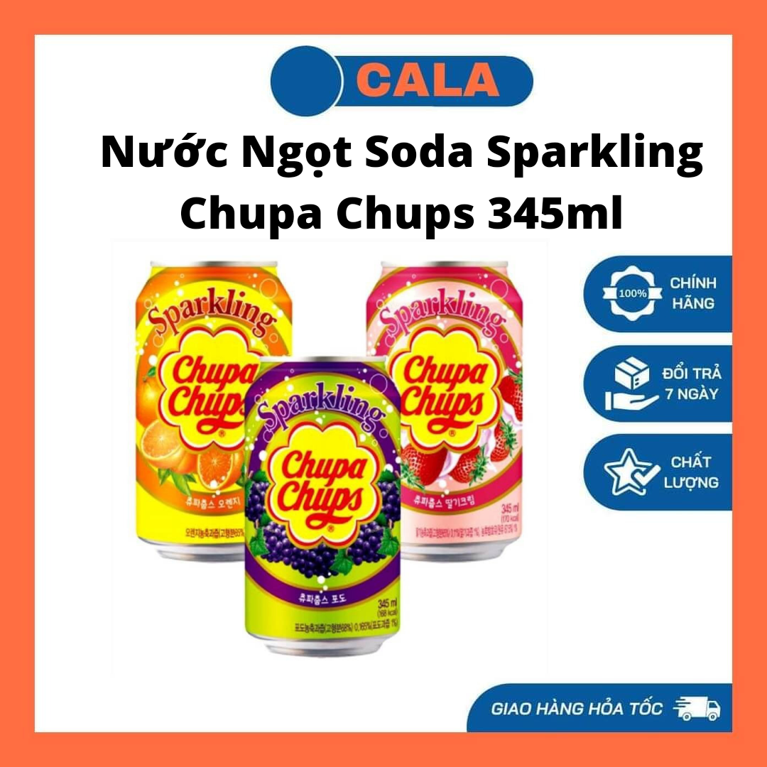 Nước Ngọt Soda Sparkling Chupa Chups 345ml