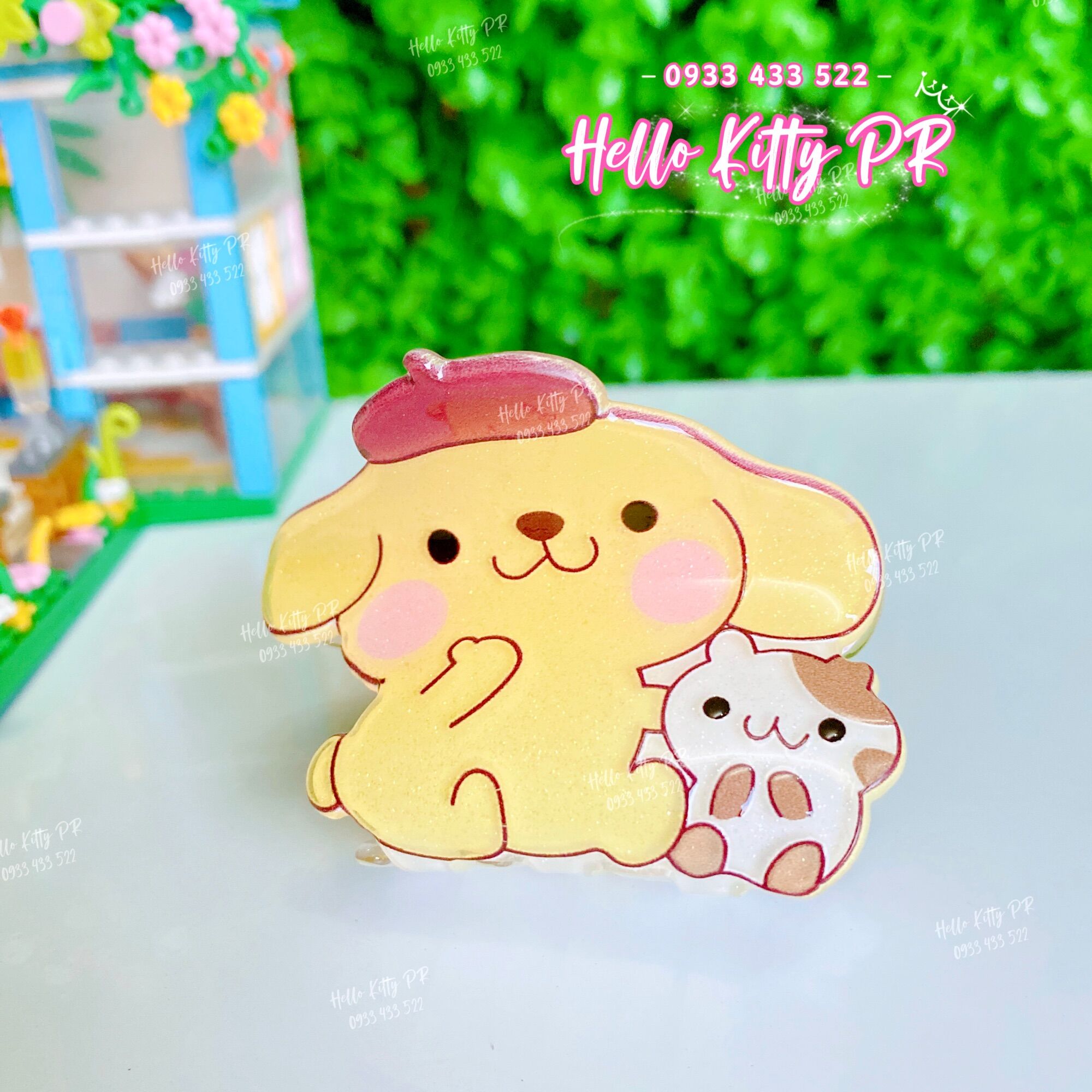 Kẹp tóc càng cua 3D HelloKitty Melody Cinnamoroll Purin