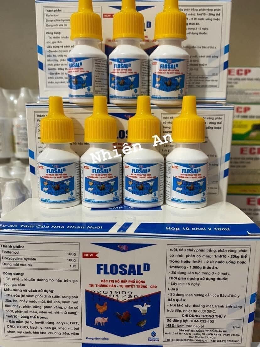 (Thú Y) Flosal D khò khè gà đá