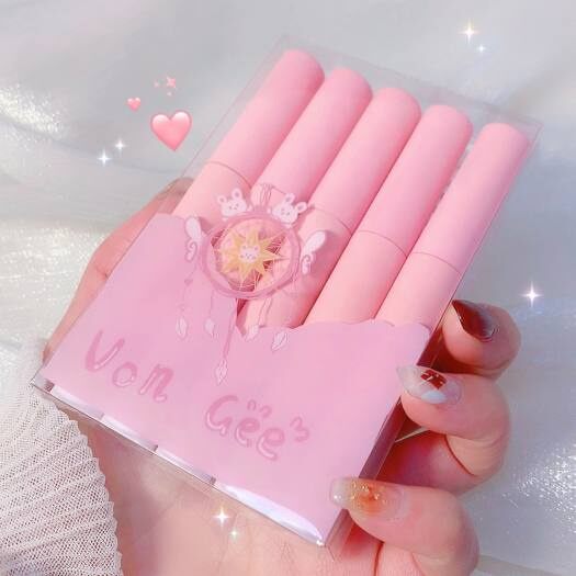  SÉT SON THỎ HỒNG 5 CÂY VON GEE 