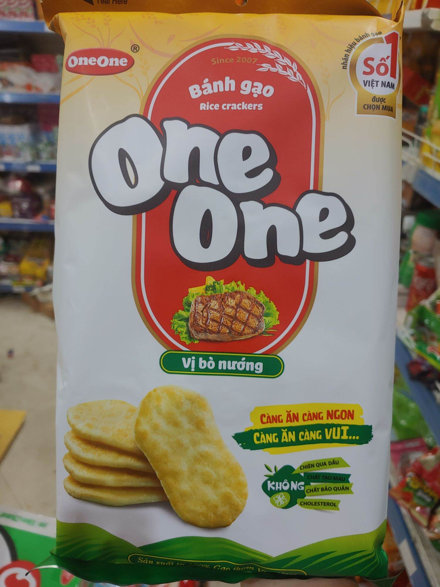 Bánh gạo vị bò nướng one one