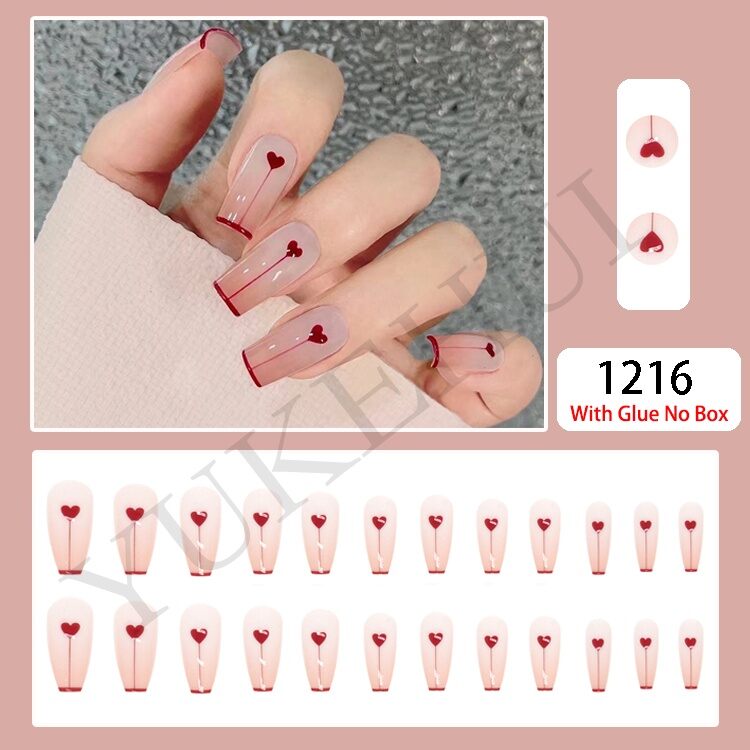 NAIL BOX set 24 móng kèm keo dán