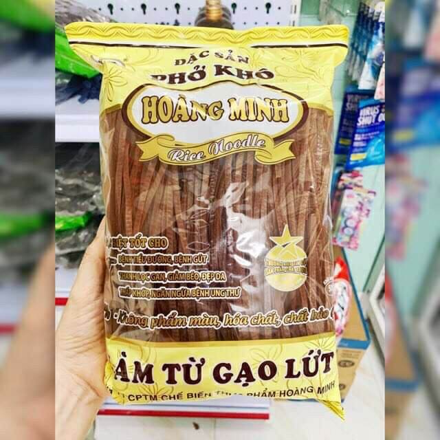 Phở gạo lứt đỏ Hoàng Minh gói 500g eatclan &healthy