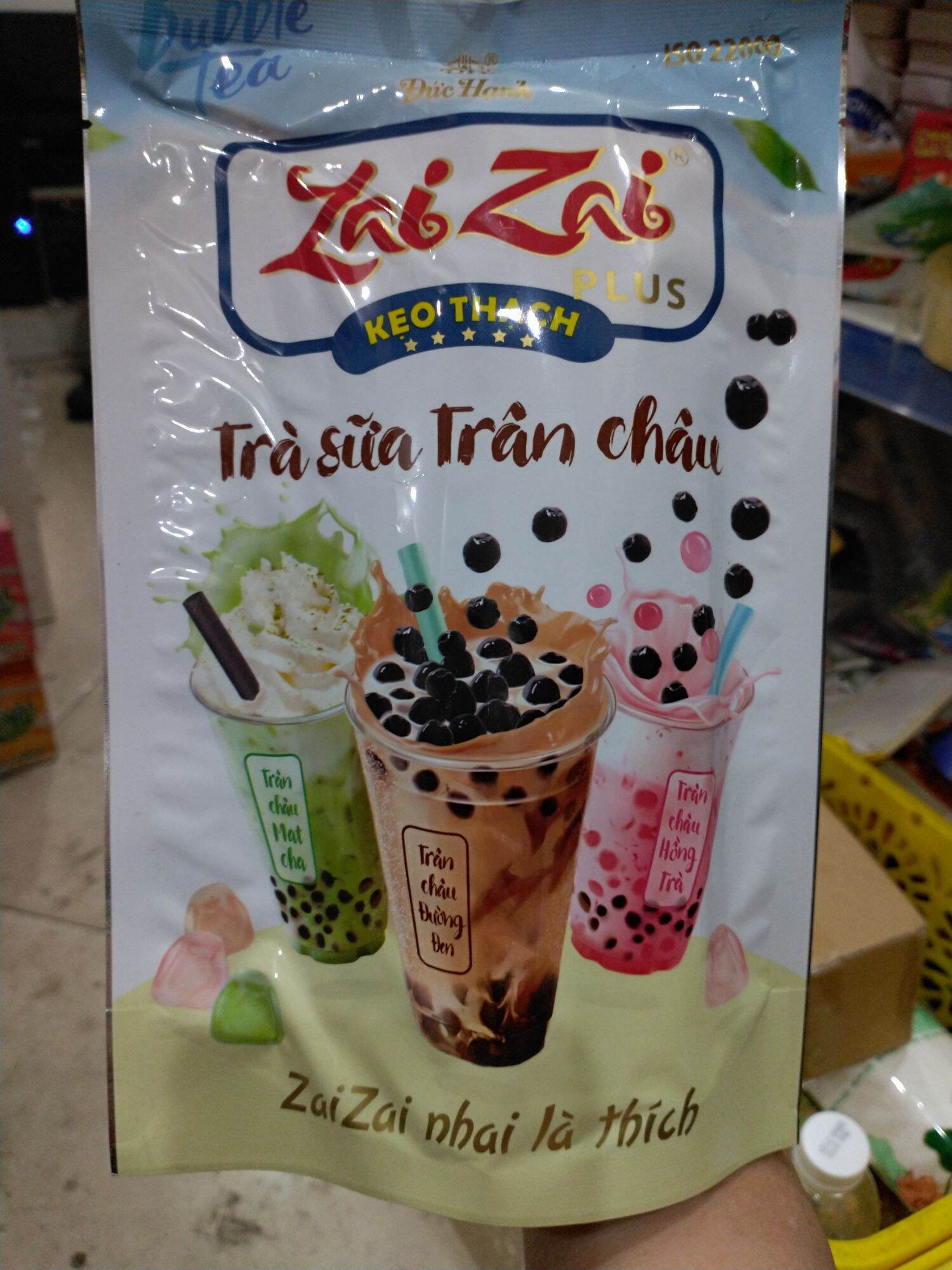 Thạch Zai Zai trà sữa trân châu