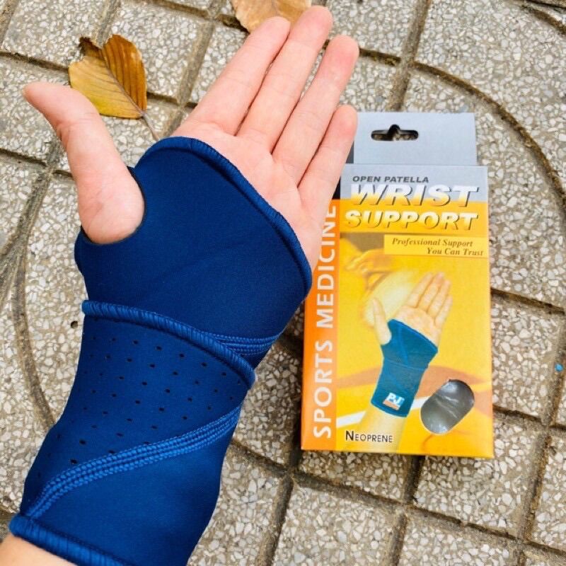 Băng cổ tay dán /băng quấn cổ tay tập ghm pj916 cao cấp